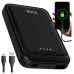Power bank 5000 mAh wejście USB-C wyjście USB-A + USB-C 5V 2.1A black VA0339 Vayox