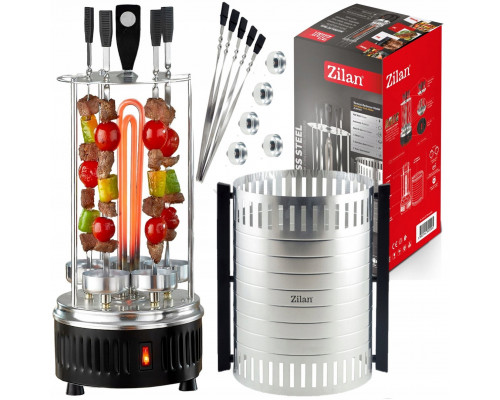 Zilan ZLN5565 Vertikalais barbekju grils 900W