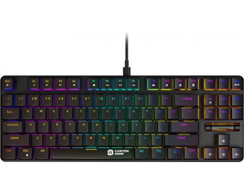 CANYON keyboard Cometstrike TKL GK-50 EN/RU Wired