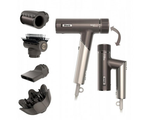 Shark SpeedStyle Pro FLEX 4-in-1  1700 W  sudraba - Matu fens