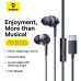 Austiņas Baseus CZ11 Black 6932172645670