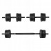 Spokey Dumbbells Pondus bituminous 2 x 10 kg Czarne