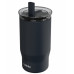 Quokka Mist - Thermal mug of steel stainlessj 720 ml with a straw (Black)