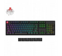 Keychron K10 QMK Wireless Mechanical Keyboard (Version 2) RGB Backlight Aluminum Frame / Keychron Super Switch (Hot-Swappable) / Red