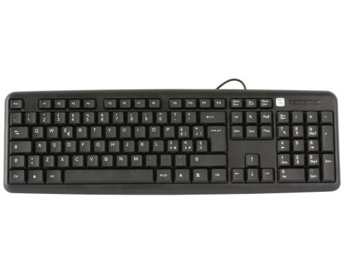biurowa USB włoska 105 klawiszy czarna