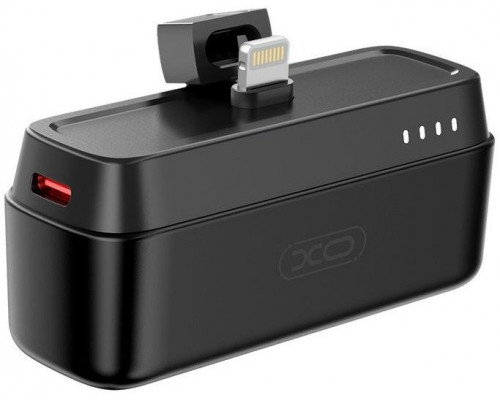 XO POWERBANK MINI PR244 20W 5000mah lightning Black