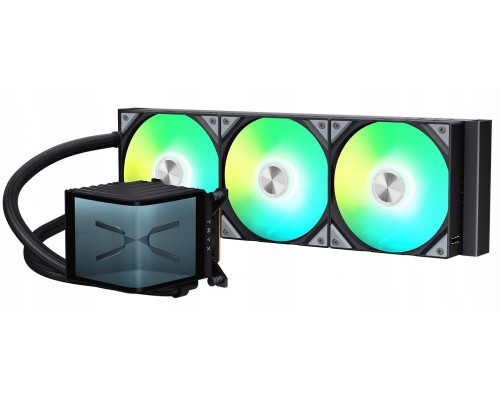 TRYX PANORAMA 360 ARGB AiO Wasserkühlung, 3D-AMOLED-Display - 360mm, schwarz