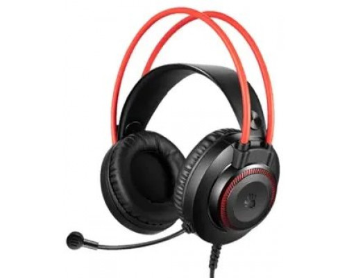 A4Tech Bloody G200, s�uchawki z mikrofonem, przewodowaczarna, s�uchawki, pod�wietlane typ 3.5 mm jack + USB