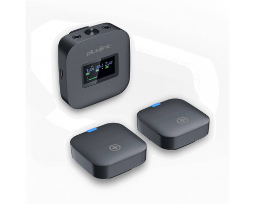 Plusonic Wireless Mikrofone Kit PS-TDS8 USB Type C/Lightning/3,5mm Klinke WiFi-Micro *ALLTRAVEL*