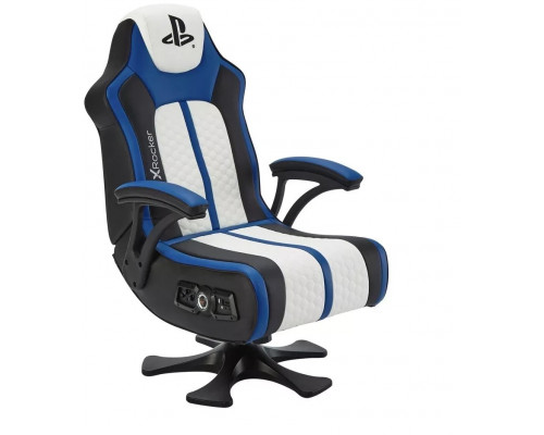 X Rocker Legend Gaming Sessel blau-weiß