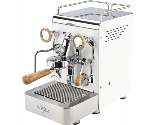 Elba Gentile weiß RAL9016 Siebträgermaschine