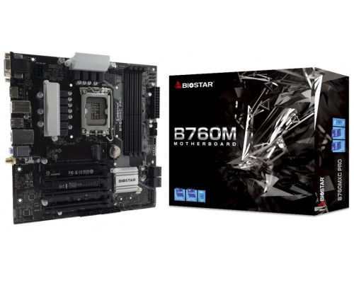 Biostar B760MXC PRO                  (B760,S1700,mATX,DDR5)