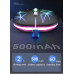 MYSZKA BEZPRZEWODOWA SLIM LED ŁADOWANA RGB BEZKLIKOWA USB 2.4Ghz AKUMULATOR