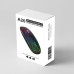 MYSZKA BEZPRZEWODOWA SLIM LED ŁADOWANA RGB BEZKLIKOWA USB 2.4Ghz AKUMULATOR