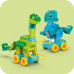 LEGO Duplo 3 w 1 Dinozaury na kółkach (10451)
