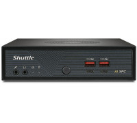 Shuttle Slim AI PC DN11H7 Wielkość PC 1.35L Black 155H Intel SoC