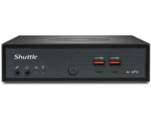 Shuttle Slim AI PC DN11H7 Wielkość PC 1.35L Black 155H Intel SoC