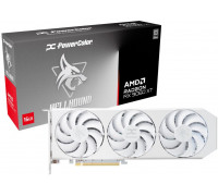 POWERCOLOR Hellhound Spectral White Radeon RX 9060 XT 16GB GDDR6 (RX9060XT 16G-L/OC/WHITE)