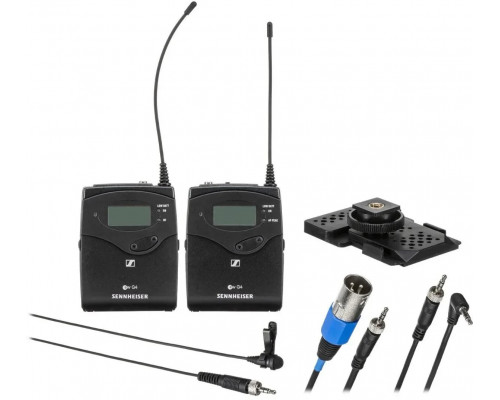 Sennheiser EW 112 P G4-B w zakresie 626-668 MHz - Bezprzewodowy zestaw do kamer