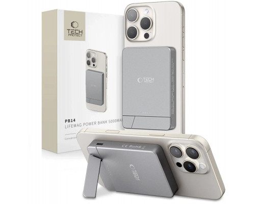 TECH-PROTECT PB14 LIFEMAG MAGSAFE POWER BANK 5000MAH SPACE GREY