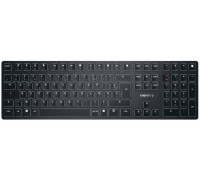 CHERRY KW X ULP klawiatura Uniwersalne USB + RF Wireless + Bluetooth AZERTY Francuski Czarny