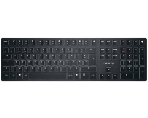 CHERRY KW X ULP klawiatura Uniwersalne USB + RF Wireless + Bluetooth AZERTY Francuski Czarny