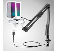 Fifine Technology FIFINE AmpliGame A6T RGB Baltas (Baltas) Kondensatorinis Mikrofonas