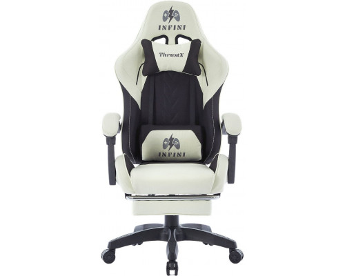z tkaniny Infini ThrustX Cream with footrest