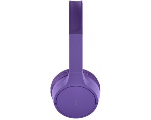 Belkin SoundForm Mini Przewodowy i Opaska na głowę Bluetooth Fioletowy