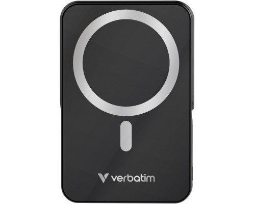 Verbatim Power Bank mit Standfuß mag.wireless 10000mA schw. 32264
