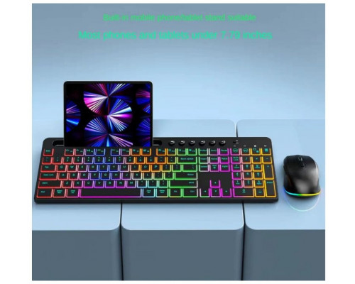 Wocco CK731/CM695 Wireless Keyboard + Mouse Combo with RGB Backlight