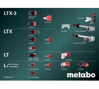 METABO.SB 18 L Quick in metaBOX 145 case, with SC 30 charger + 2 Li-Ion batteries 18 V / 2.0 Ah