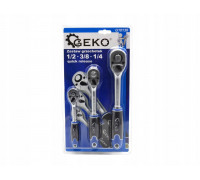 Zestaw grzechotek 1/2 3/8 1/4 quick release (10)