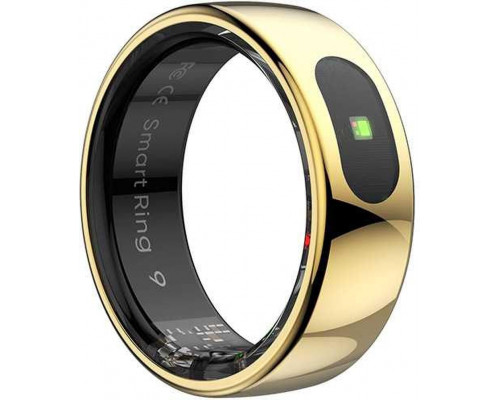 Smart RING PRO z�oty, pomiar stresu, t�tno, monitorowanie snu, roz. 8, Powerton