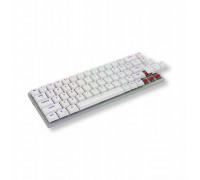AQIRYS mechaniczna 65%/68 klawiszy Dual Mode: Wirelles&BT+Wired AGENA white
