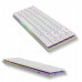 AQIRYS mechaniczna 65%/68 klawiszy Dual Mode: Wirelles&BT+Wired AGENA white