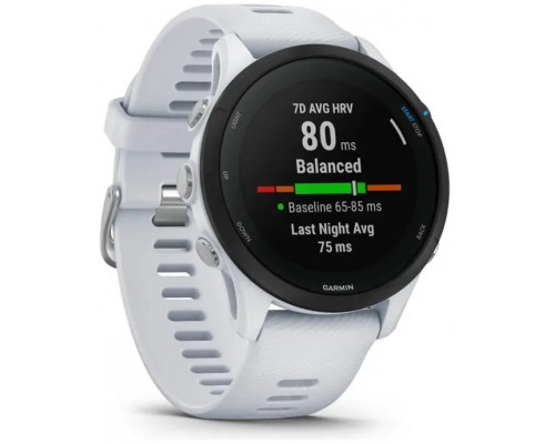 Garmin Forerunner 255 Music Bėgimo laikrodis, 46 mm, Whitestone