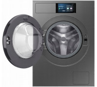 Samsung  9 kg  dzilums 60 cm  1400 apgr/min.  sudraba - Velas mazgajama masina ar prieksejo ieladi