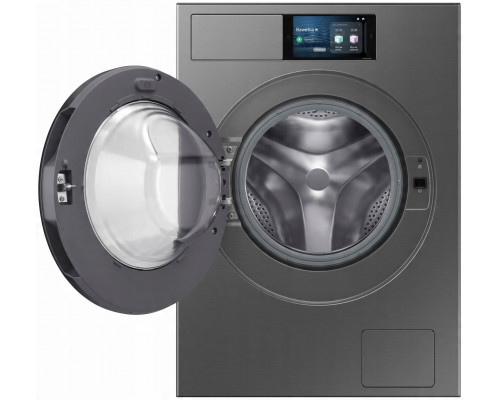 Samsung  9 kg  dzilums 60 cm  1400 apgr/min.  sudraba - Velas mazgajama masina ar prieksejo ieladi