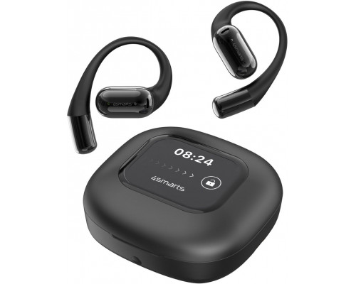 4smarts Open-Ear Bluetooth Kopfhörer SkyBuds AI Screen,schwarz