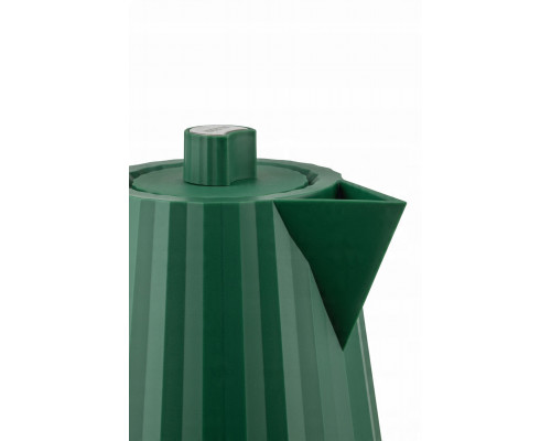 Electric kettle Alessi Plisse Green, 1 l