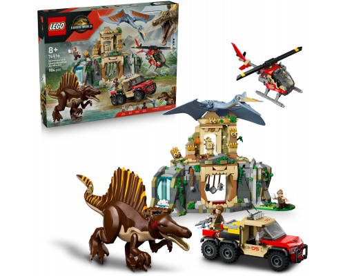LEGO Powietrzna misja z kecalkoatlem i spinozaurem