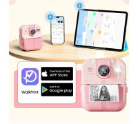 Aparat Natychmiastowy Dla Dzieci Cyfrowy Mp3 Gry Druk Telefon Obiektyw 180s / P02 Rose