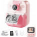 Aparat Natychmiastowy Dla Dzieci Cyfrowy Mp3 Gry Druk Telefon Obiektyw 180s / P02 Rose