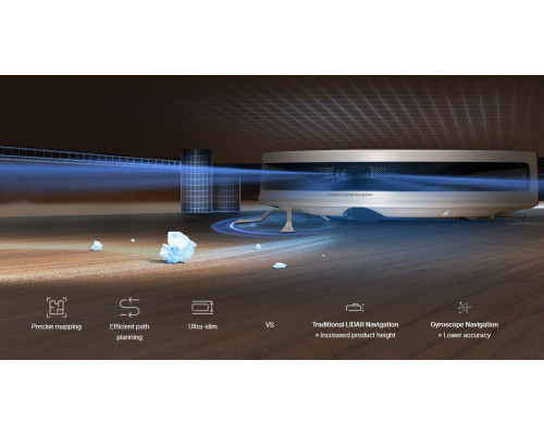 TP-Link Tapo RV20 Max robotický vysavač s mopem (LiDAR, 2,4 GHz, BT, bílý)