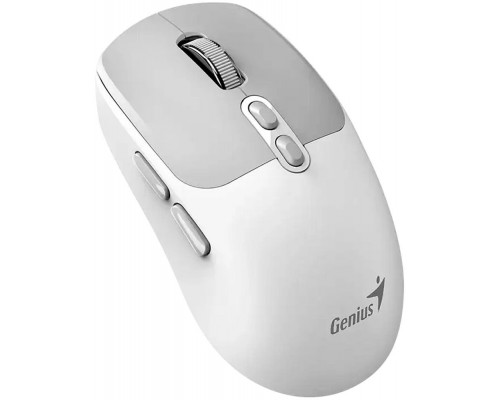 bezprzewodowa, Genius NX-8080S BT, bia�o-szary, optyczna, 1600DPI