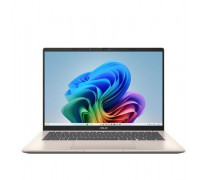 Asus Vivobook 14 X1407QA-LY045W | Platinum Gold | 14 " | IPS | WUXGA | 1920 x 1200 pixels | Anti-glare | Snapdragon X | X1 26 100 | 16 GB | LPDDR5X | Solid-state drive capacity 512 GB | Qualcomm Adreno GPU | Windows 11 Home | 802.11ax | Bluetooth ver