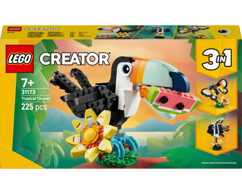 Creator Dzikie zwierzęta: Tropikalny tukan (31173)