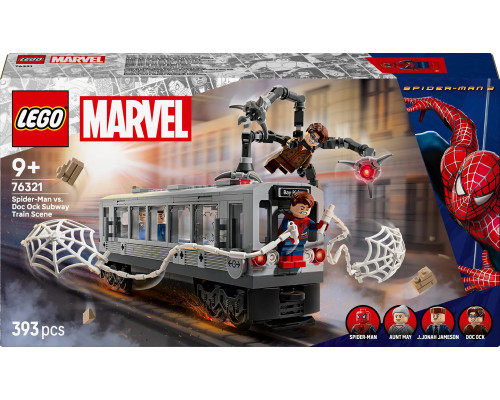 Marvel Spider-Man kontra Doc Ock — scena w metrze (76321)