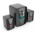 XTRIKE ME Stereo 2.1 Gaming Computer Speaker Set SK-612 Black